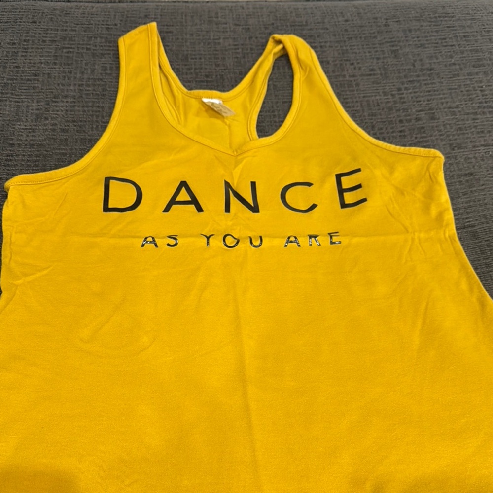 Zumba Fitness Yellow Tank Top